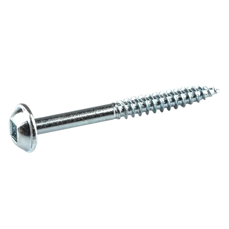 #8 x 2-1/2" Maxi-Loc Head Face Frame/Pocket-Hole Screw, Square Drive Coarse Thread and Type 17 Auger Point, Zinc, Box of 2 Thousand by Kreg