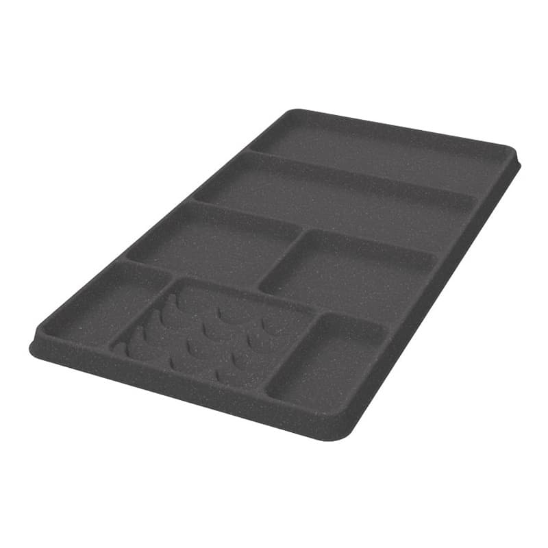 8-25/32" CONERO Flock Tray/Jewelry/Ring Bowl, Anthracite