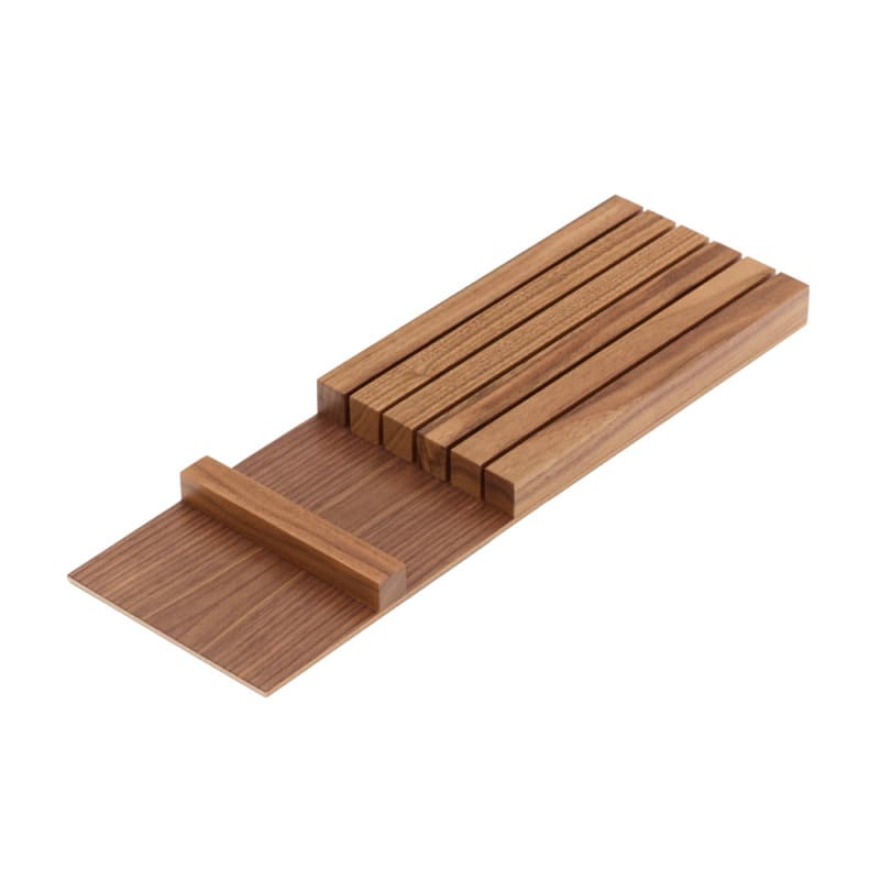 5-3/8" StraightLine Knife Block Insert, Walnut