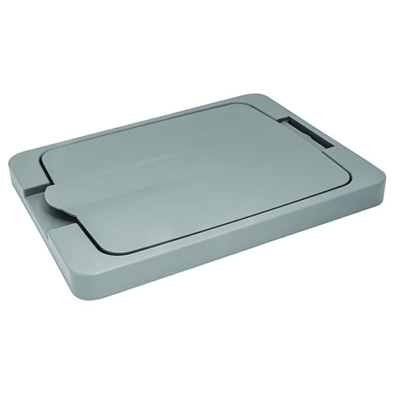 10-1/2" Pull Out Waste Bin Lid Only, Gray