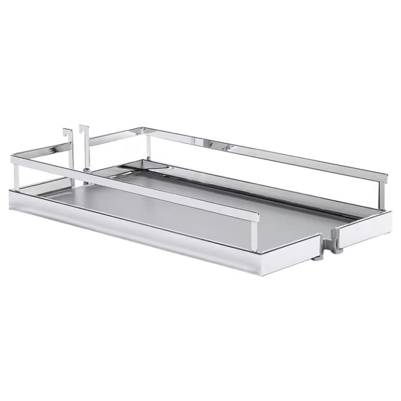 11" DISPENSA Arena Classic Shelf, Chrome/Anthracite (2/Piece)