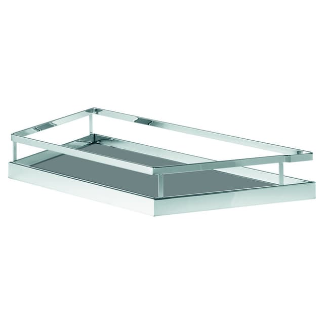 Kessebohmer USA Inc Tandem Arena Style 67" Tall Chrome/Anthracite Pantry Pull-Out, 6-Shelf Kit