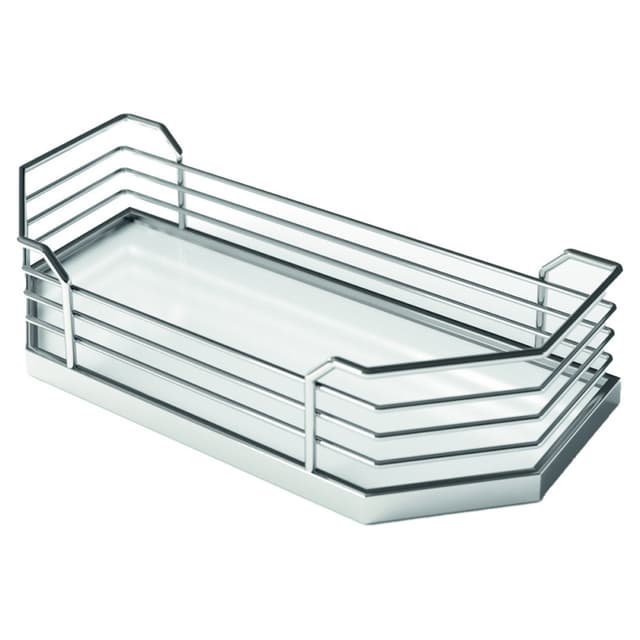 Kessebohmer USA Inc Tandem Arena 67" Tall Classic Pantry Pull-Out, Chrome/White