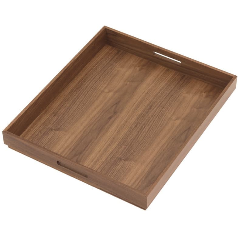 21-5/8" StraightLine Tray with Grip Holes, Walnut