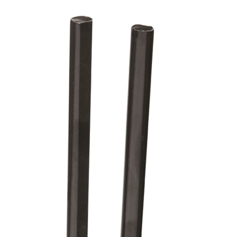 8090 Pocket Door Pinion Shaft with 75lb Capacity, Black, 48"