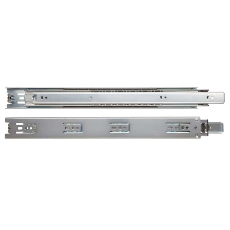 GS4200 Drawer Slide with 100lb Capacity, Full Extension, Side-Mount, Anochrome, 14", Polybag
