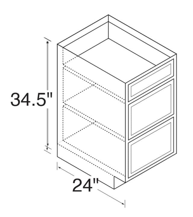 Drawer Base, DWhite