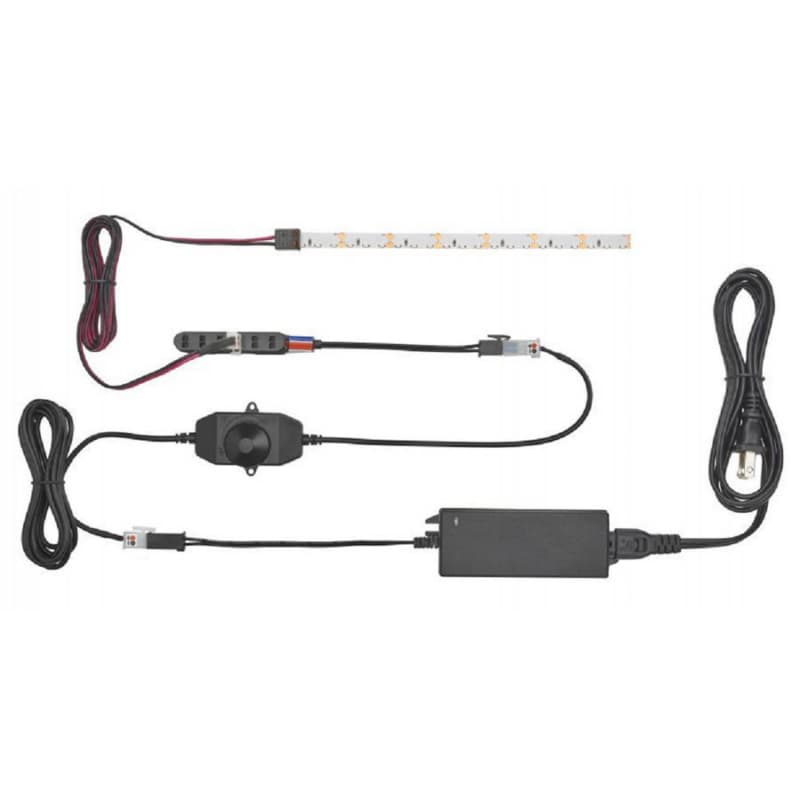 12V 41W Edge Emitting Warm White FlexTape LED Strip Light, 16.4' Roll, 2700k, White