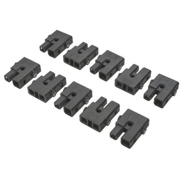12/24VDC DIY Barrel Connector, Black (10/Bag)