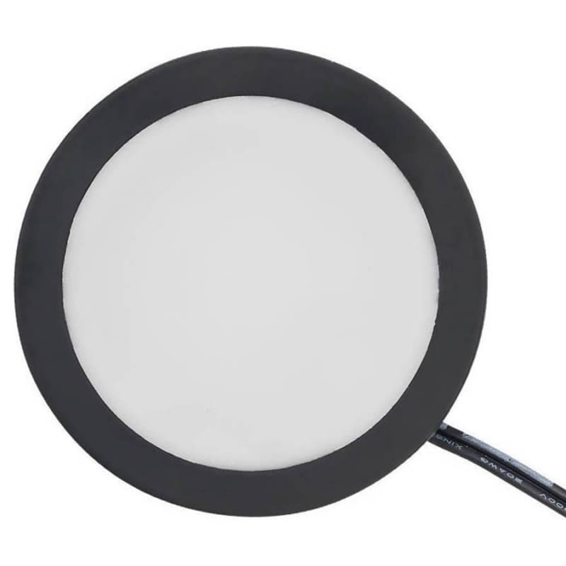 Power Pockit® LED 3W Warm White Puck Light, 2-1/2", Black
