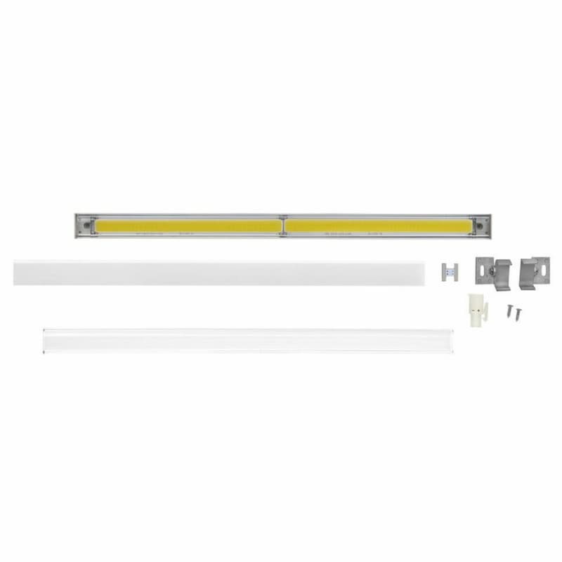 LED 3.3W Warm White Linear Light, 8", Nickel