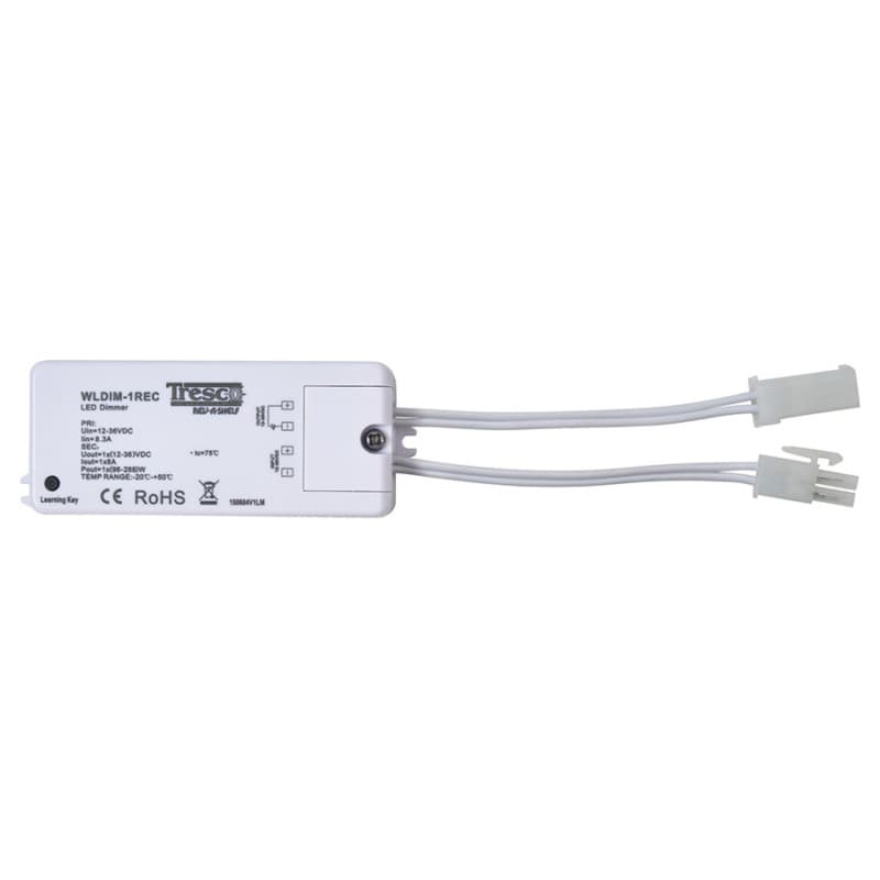 60W Universal Receiver, 3-1/4", White