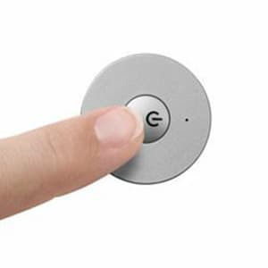 Plastic Round Wireless Micro Dimmer, Nickel