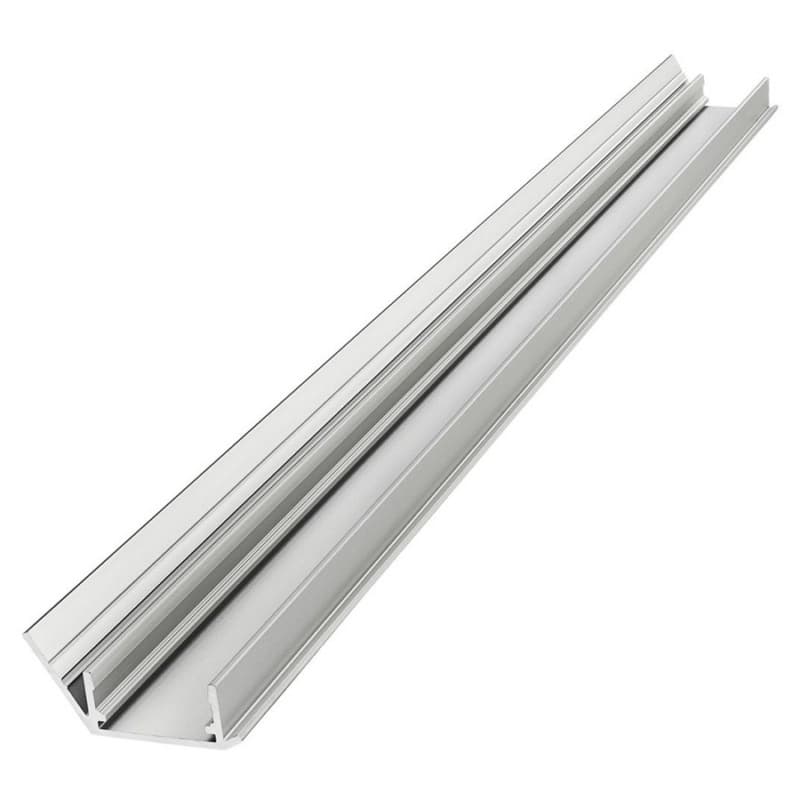 Infinex Aluminum Angled Extrusion, 72", Satin Clear