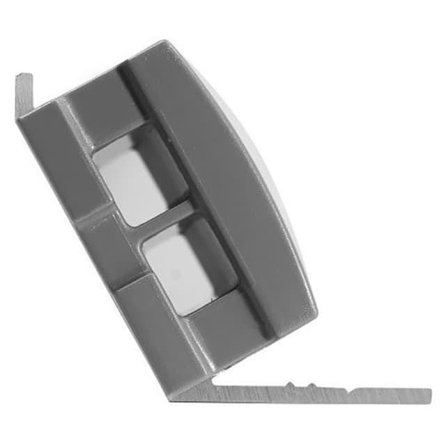 Infinex Plastic Angled End Cap Set, Gray