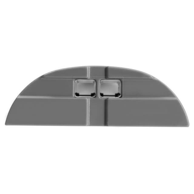 Infinex Aluminum Curve End Cap Set, Gray