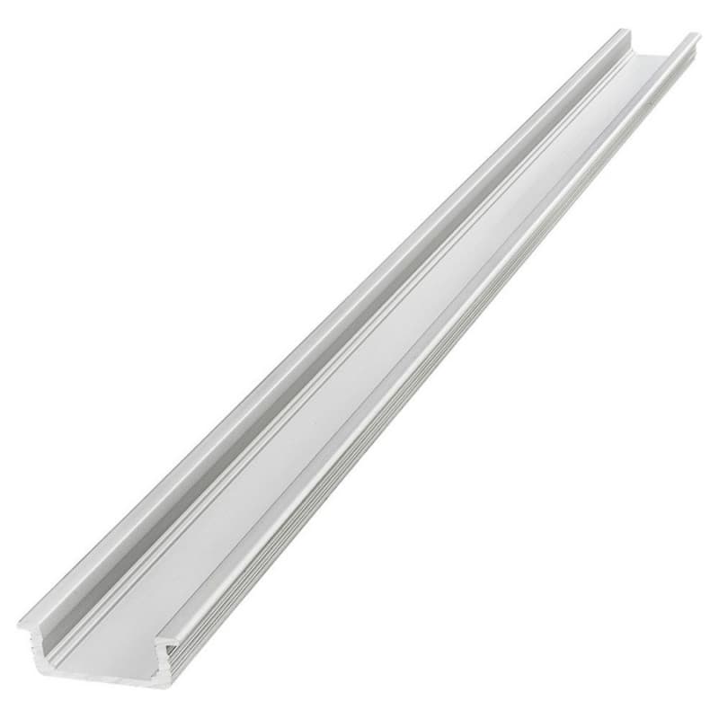 Infinex Aluminum Recessed Extrusion, 72", Satin Clear