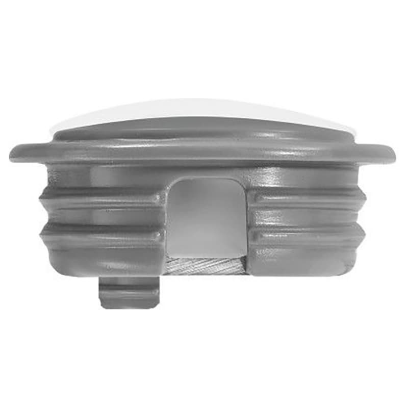 Infinex Plastic Recessed End Cap Set, Gray