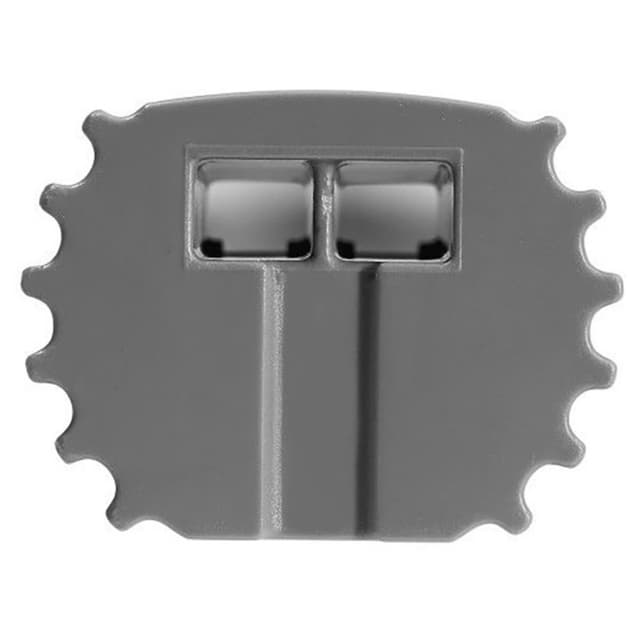 Infinex Plastic Round End Cap Set , Gray