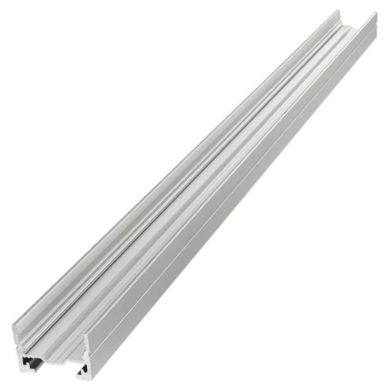 Infinex Aluminum Square Extrusion, 72", Satin Clear