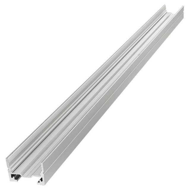 Infinex Aluminum Square Extrusion, 72", Satin Clear