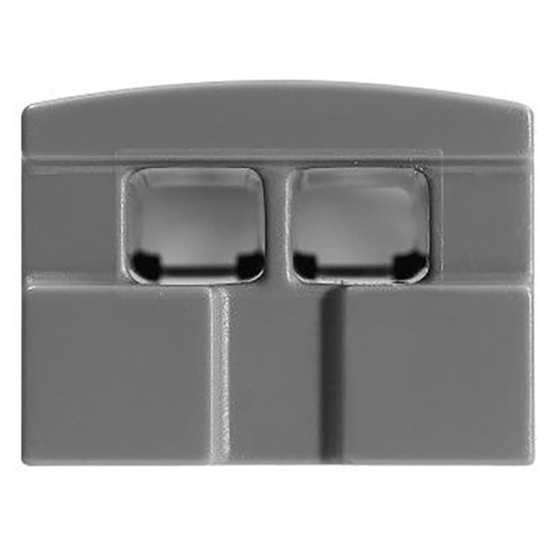 Infinex Plastic Square End Cap Set, Gray