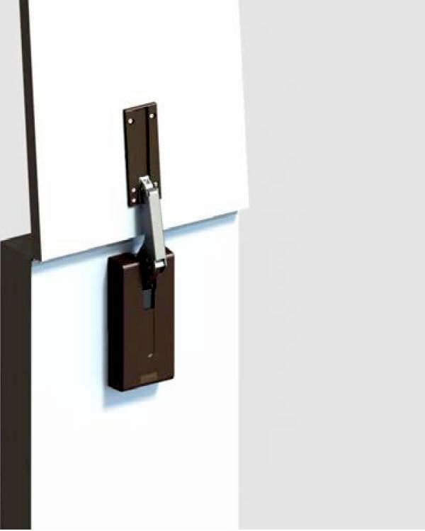 9-15/16" Heavy Duty Lift Assist Damper, Nickel Plating