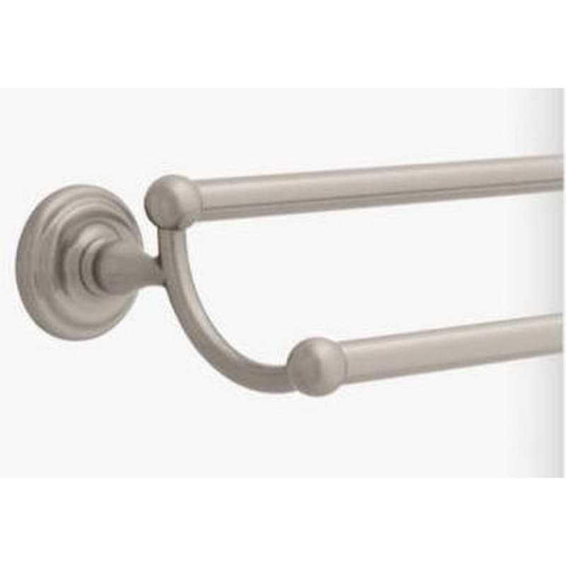 24" Jamestown Double Towel Bar, Satin Nickel