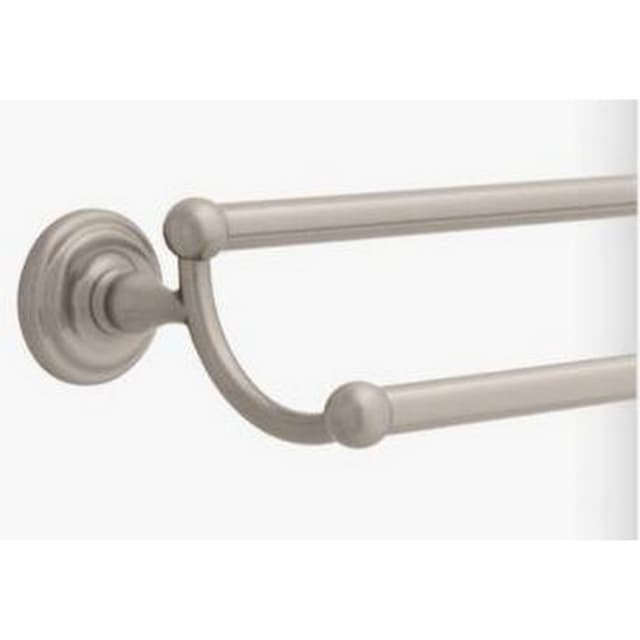 24" Jamestown Double Towel Bar, Satin Nickel