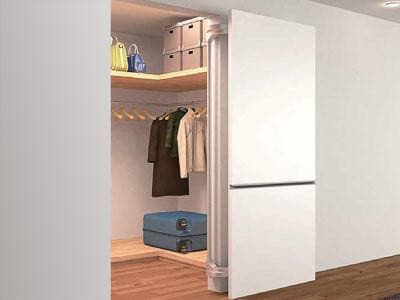 LIN-X1000/BL-S Lateral Door Opening System, Black