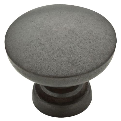 1-1/8" Fulton Round Knob, Soft Iron
