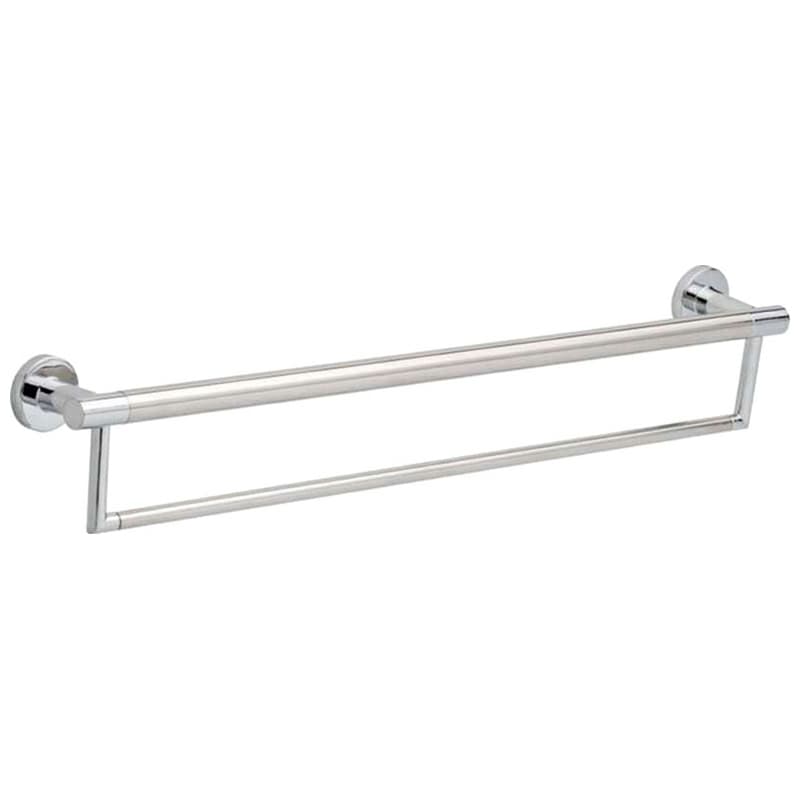 Decor Assist 24" Contemporary Towel Bar with Assist Bar, Polished Chrome