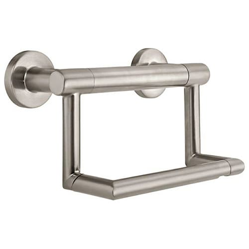 Decor Assist Contemporary Tissue Holder With Assist Bar, Brilliance Stainless Steel