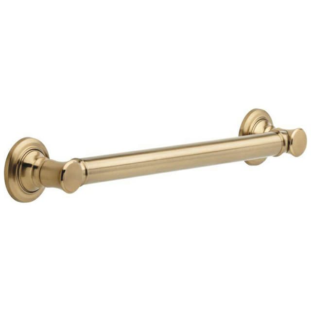 18" Traditional Decorative Grab Bar, Champagne Bronze