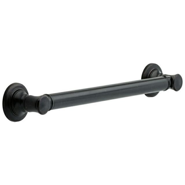18" Traditional Decorative Grab Bar, Venetian Bronze