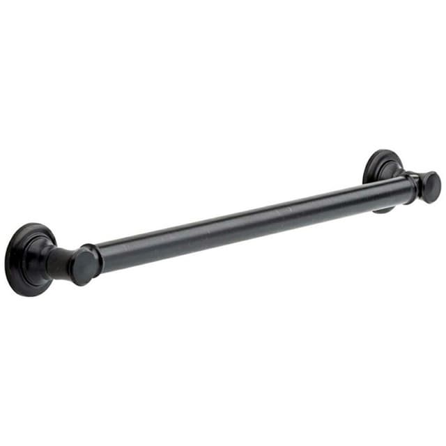 24" Traditional Decorative Grab Bar, Venetian Bronze