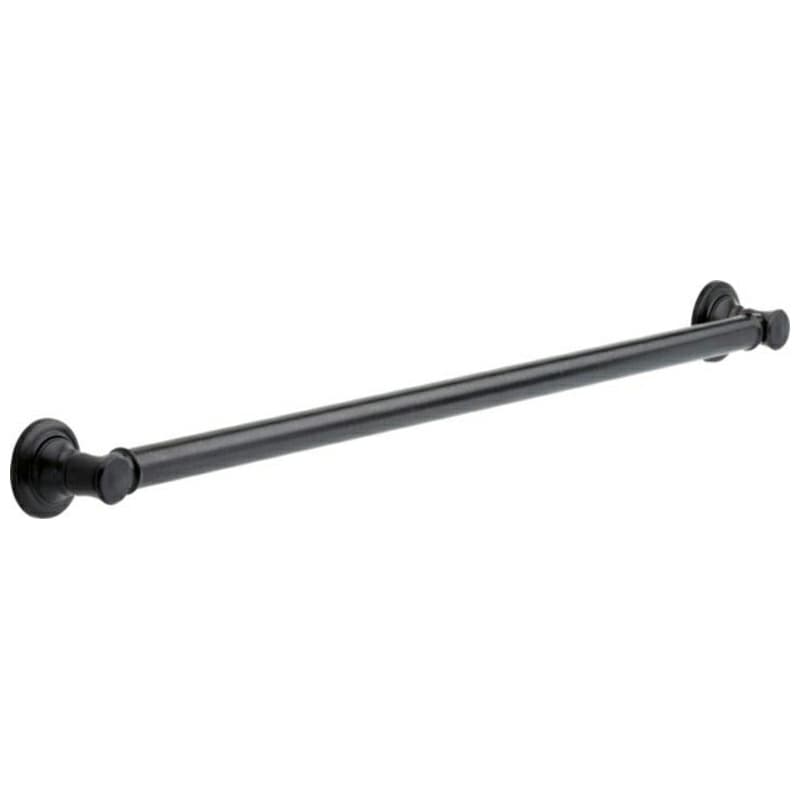 36" Traditional Decorative Grab Bar, Venetian Bronze