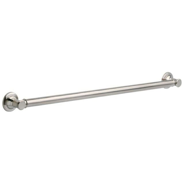 36" Traditional Decorative Grab Bar, Brilliance Stainless Steel