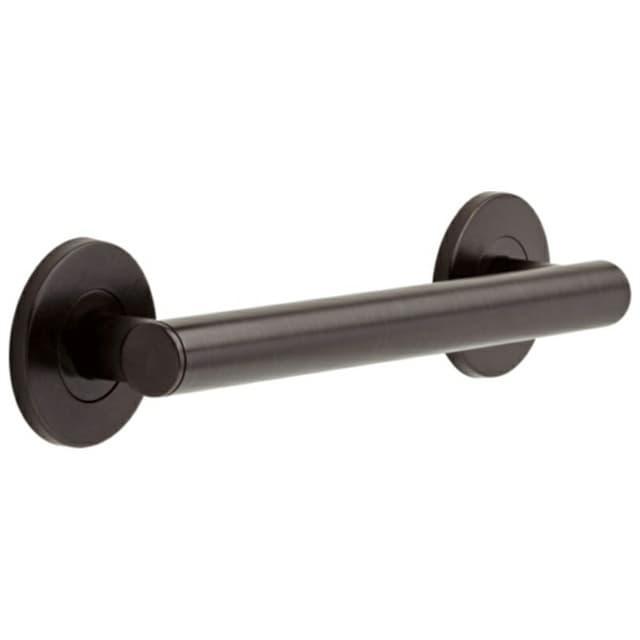 12" Contemporary Decorative Grab Bar, Venetian Bronze