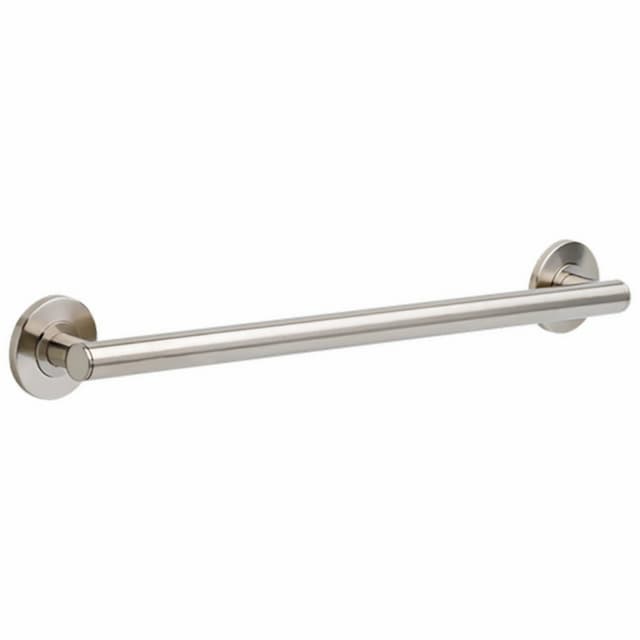 24" Contemporary Decorative Grab Bar, Stainless Steel