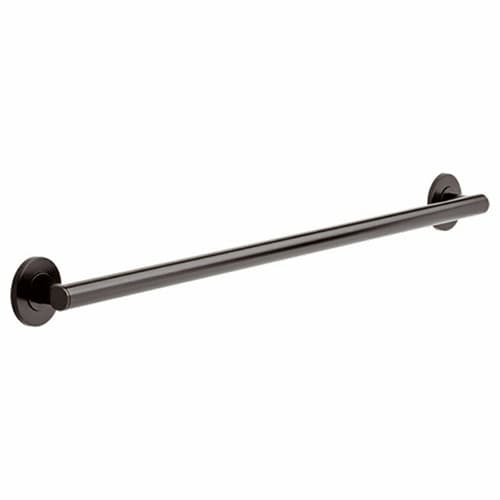36" Contemporary Decorative Grab Bar, Venetian Bronze