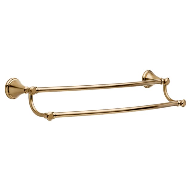 24" Cassidy Double Towel Bar, Champagne Bronze