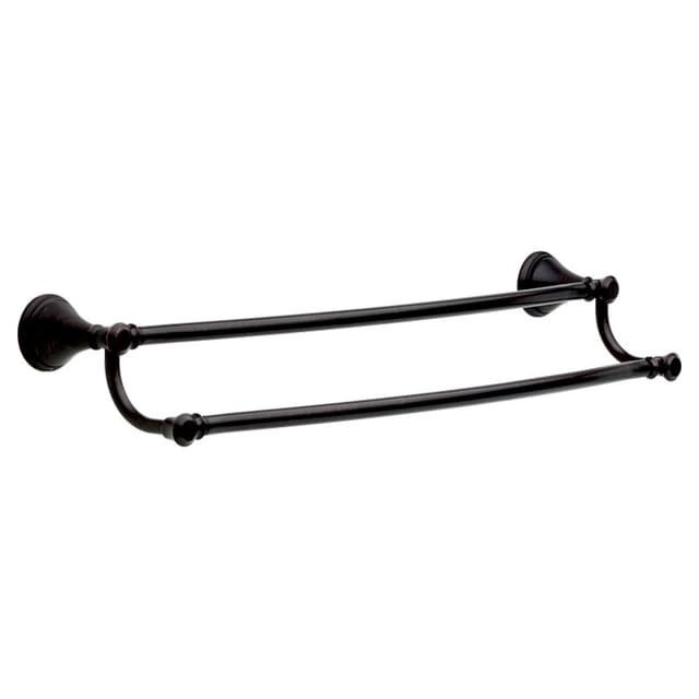 24" Cassidy Double Towel Bar, Venetian Bronze