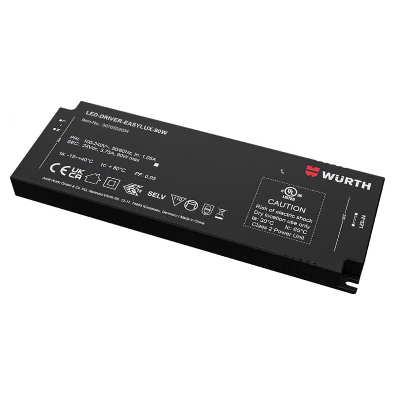 24V 90W Driver with Power Cord