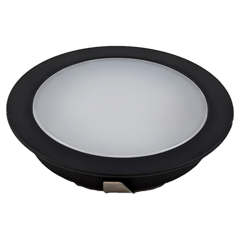 24V 2.5W LED Puck, Black