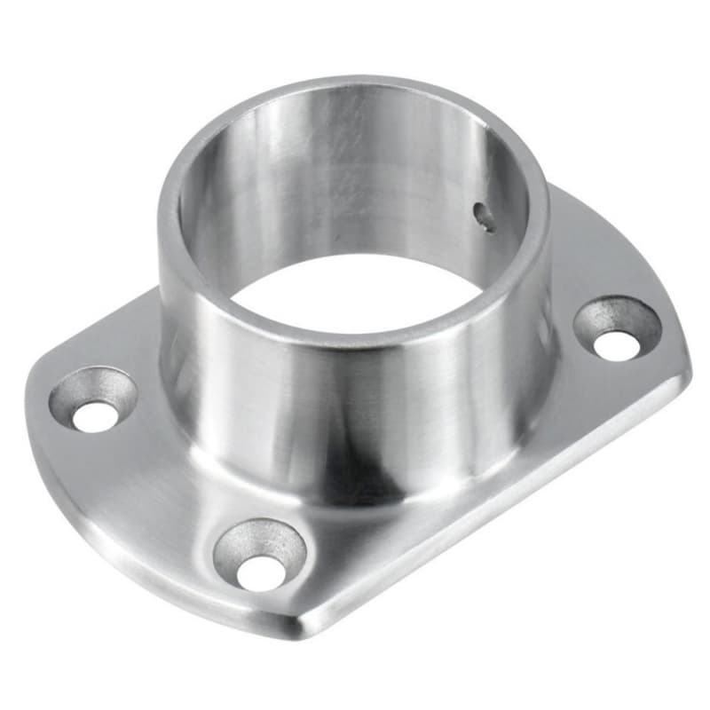 1-1/2" Cut Wall Flange, Satin Stainless Steel