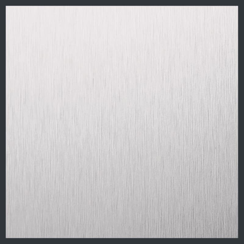 Solid Metal Laminate M2032-99 Brushed Pewter Aluminum, Vertical Postforming Grade DecoMetal Finish, 48" x 96