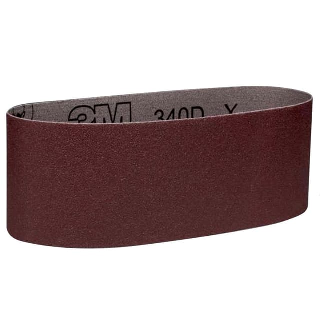 2-1/4" x 80" 80 Grit Sanding Belt, Aluminum Oxide on X-Weight Cloth