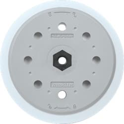 6" Hook/Loop Round Super Soft Sanding Backing Pad