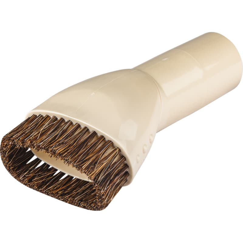 2-3/8" Round Brush Attachment for Compact Vacuums, Ivory